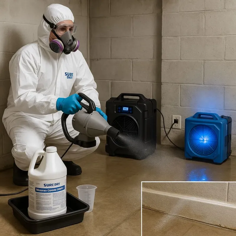 Sanitization and Odor Removal process in Freeland, MI
