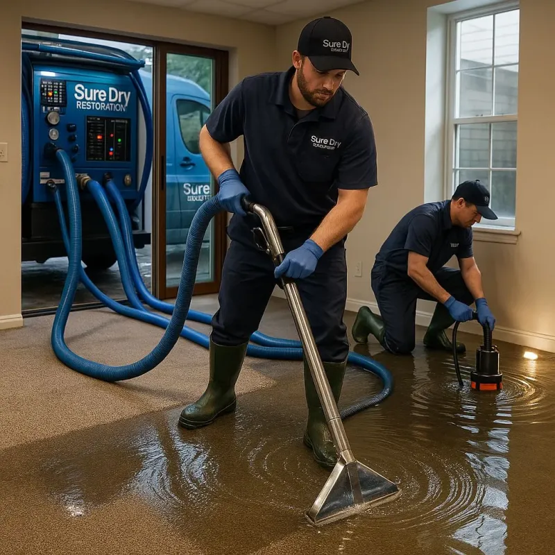 Water Extraction and Removal process in Freeland, MI